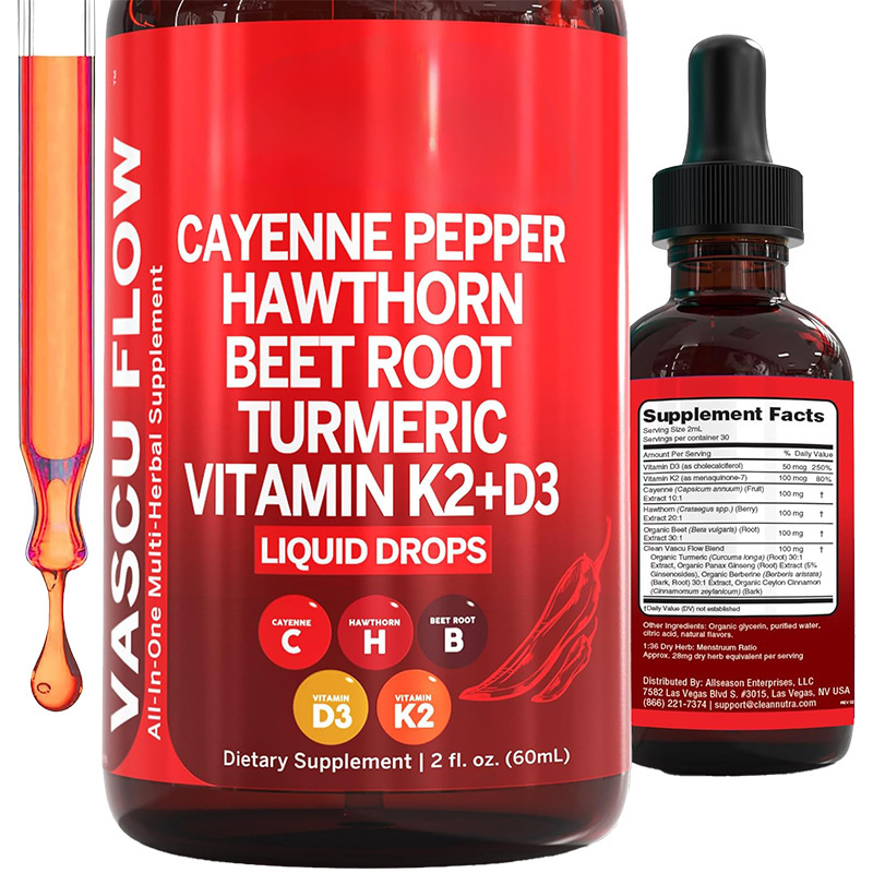 60ML Cayenne Pepper Drops, Liq - Vitamin D3 K2 Drop review and price