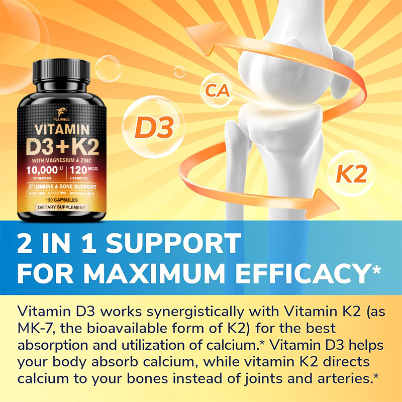 10000IU Vitamin D3 K2 Suppleme - Vitamin D3 K2 Drop review and price