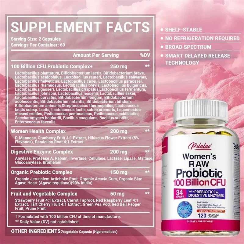 Raw Probiotics for Women - Pro - Probiotics Women Health review and price