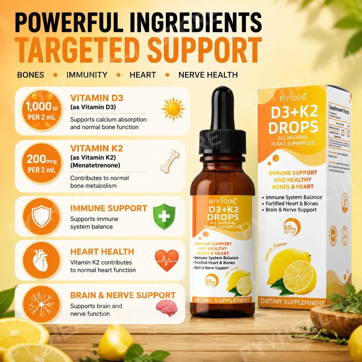 BIYODE Vitamin D3 K2 Liquid Dr - Vitamin D3 K2 Drop review and price