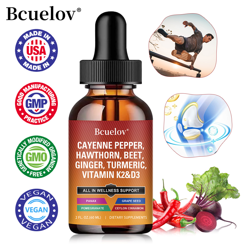 Cayenne Pepper Liquid Drops +  - Vitamin D3 K2 Drop review and price