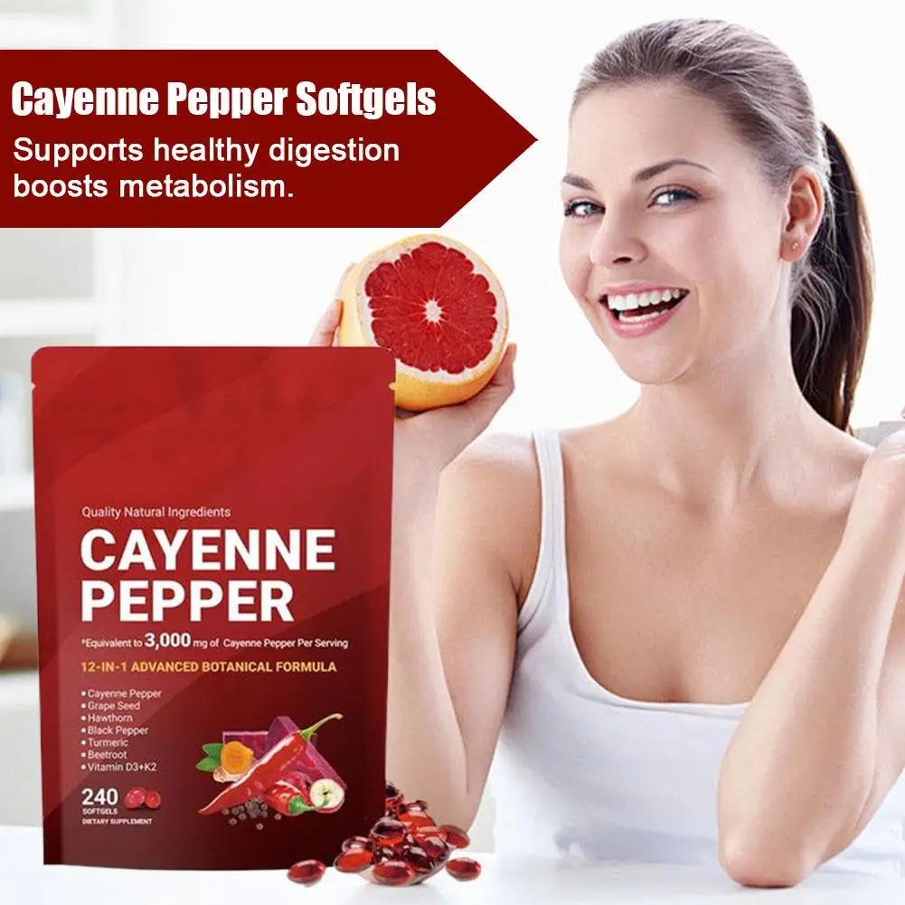 240 Softgels Cayenne Pepper Ca - Vitamin D3 K2 Drop review and price