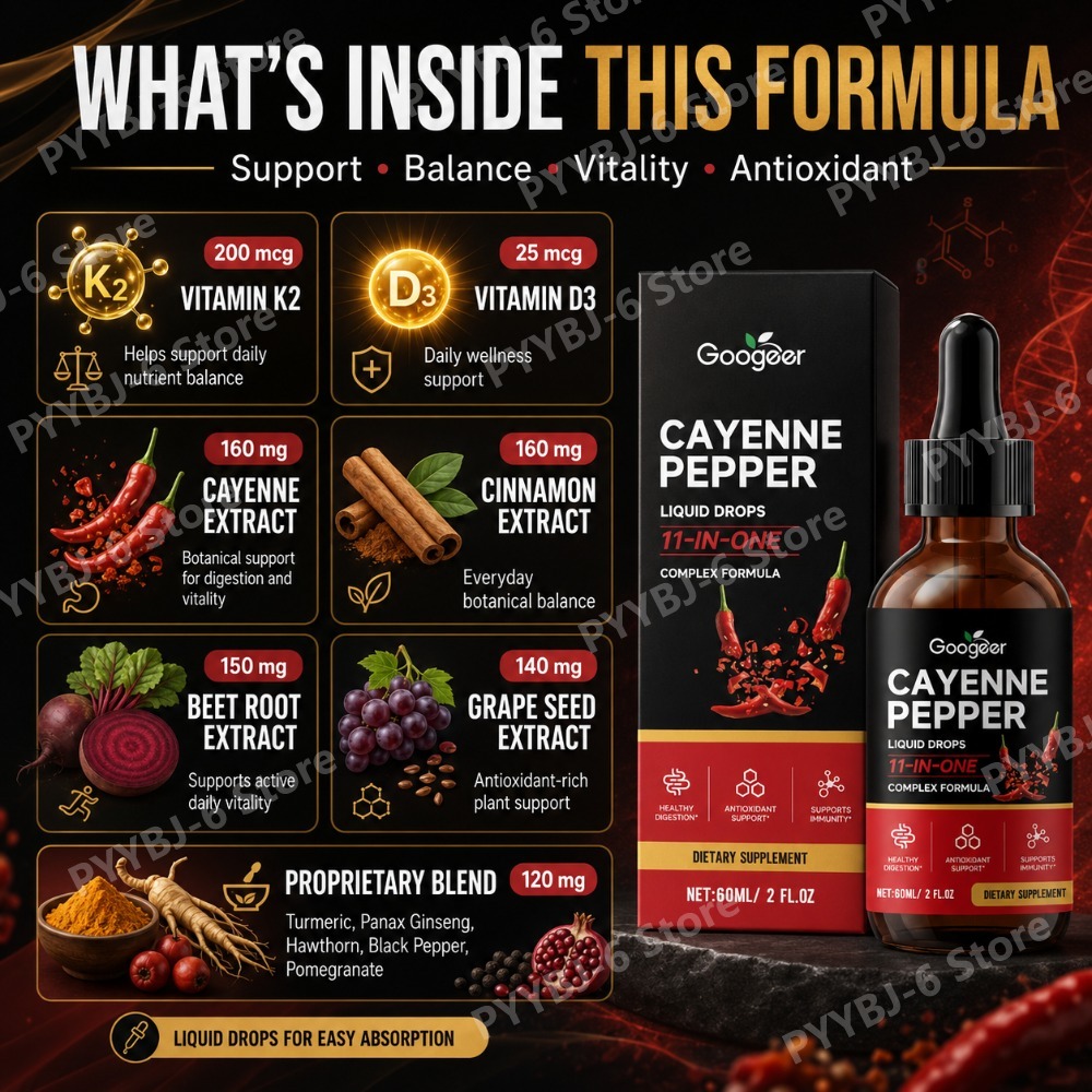 Googeer Cayenne Pepper Liquid  - Vitamin D3 K2 Drop review and price